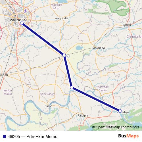 69205 rail Line Map