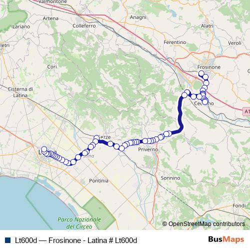 Lt600d bus Line Map