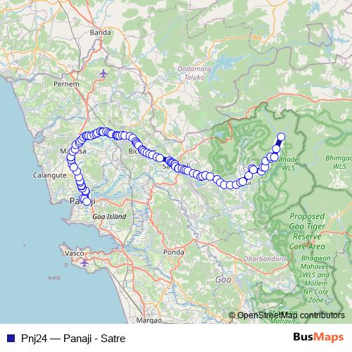 Pnj24 bus Line Map