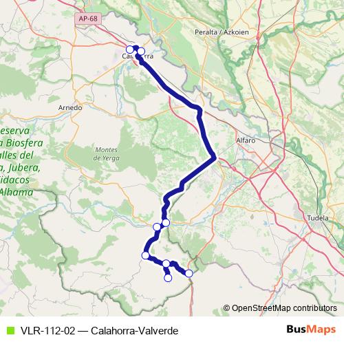VLR-112-02 bus Line Map