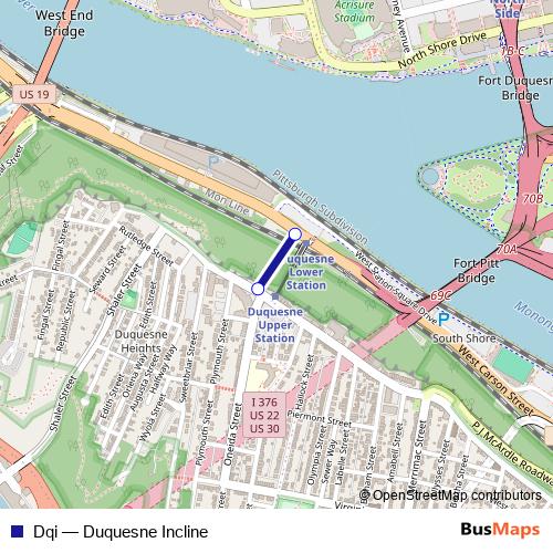 Dqi funicular Line Map