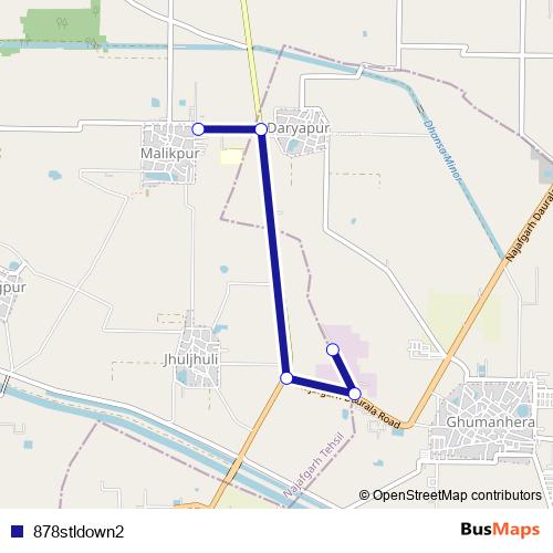878stldown2 bus Line Map