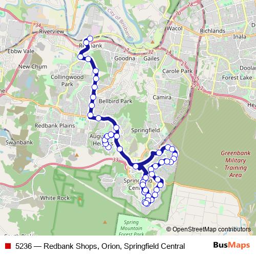 5236 bus Line Map