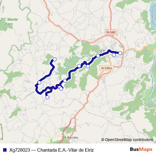 Xg728023 bus Line Map