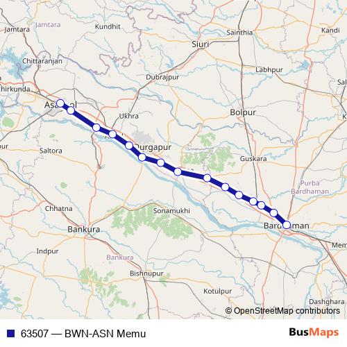 63507 rail Line Map
