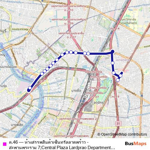 ต.46 bus Line Map