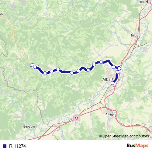 R 11274 rail Line Map