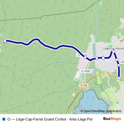 O bus Line Map