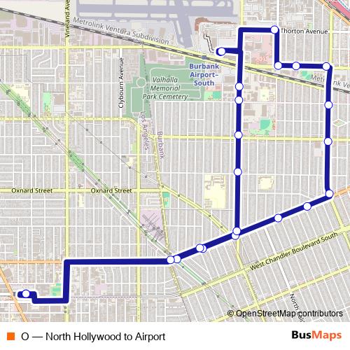 O bus Line Map