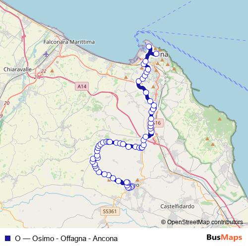 O bus Line Map