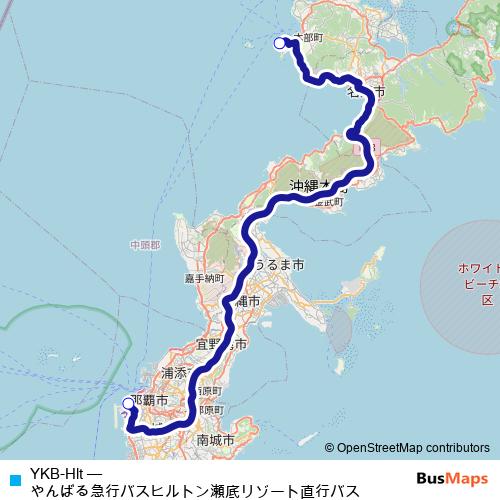YKB-Hlt bus Line Map