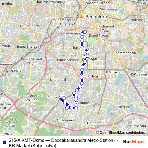 215-X KMT-Dkms bus Line Map