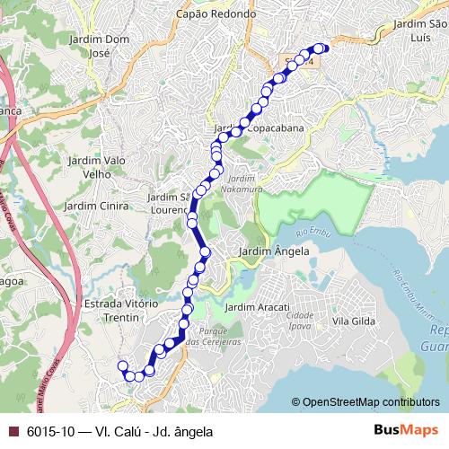6015-10 bus Line Map