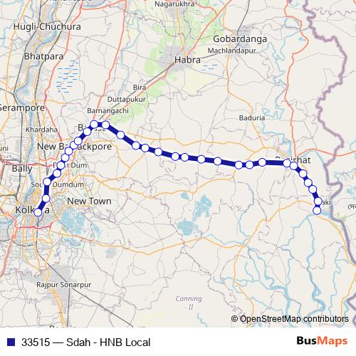 33515 rail Line Map