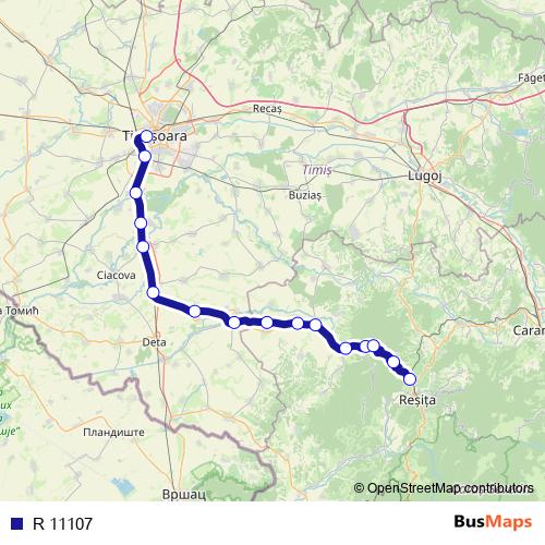 R 11107 rail Line Map