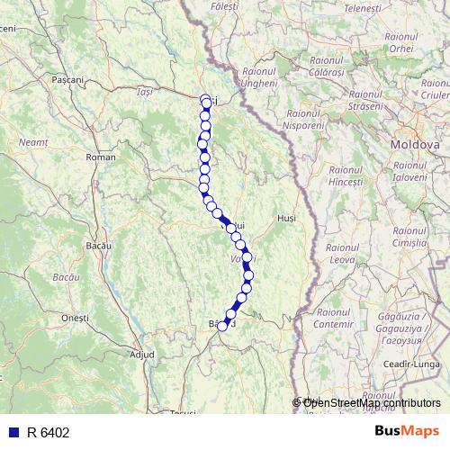 R 6402 rail Line Map