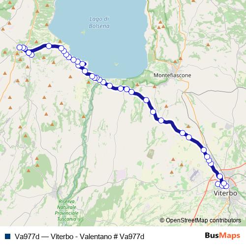 Va977d bus Line Map