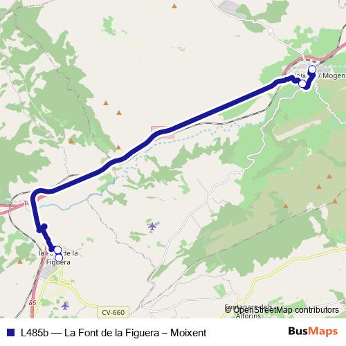 L485b bus Line Map