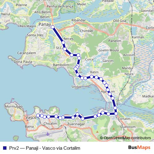 Prv2 bus Line Map