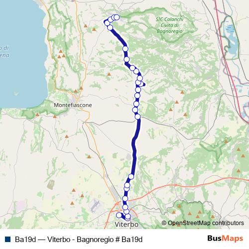 Ba19d bus Line Map