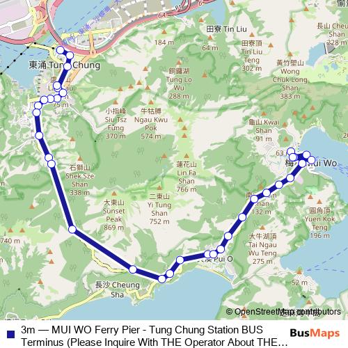 3m bus Line Map