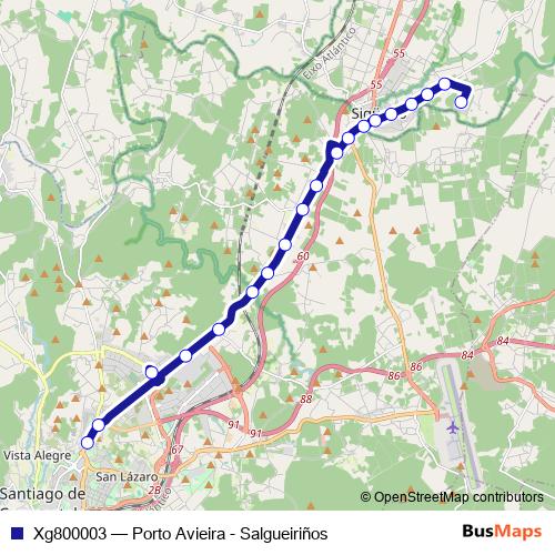 Xg800003 bus Line Map