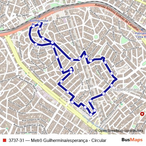3737-31 bus Line Map
