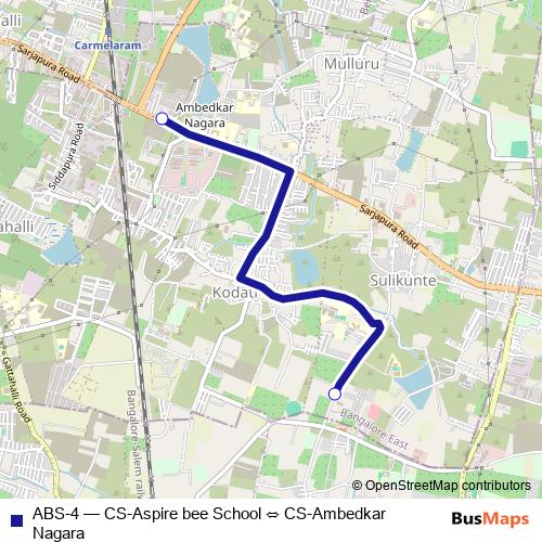 ABS-4 bus Line Map