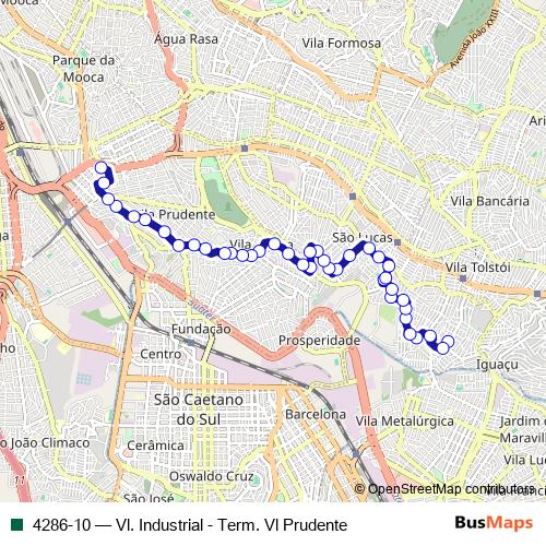 4286-10 bus Line Map