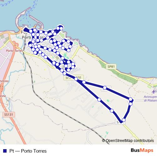 Pt bus Line Map