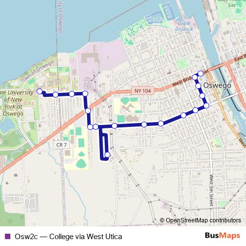 Osw2c bus Line Map