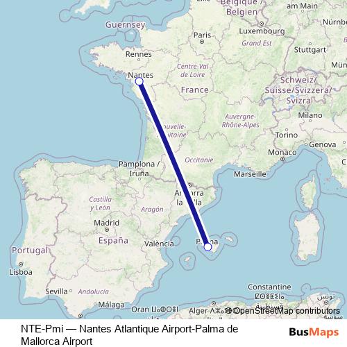 NTE-Pmi bus Line Map