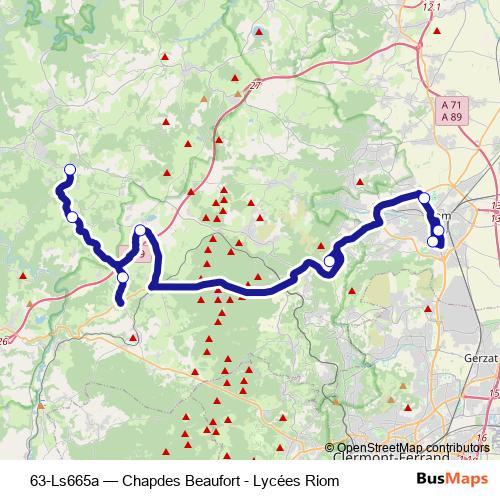 63-Ls665a bus Line Map