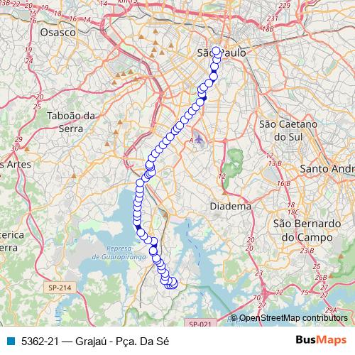 5362-21 bus Line Map