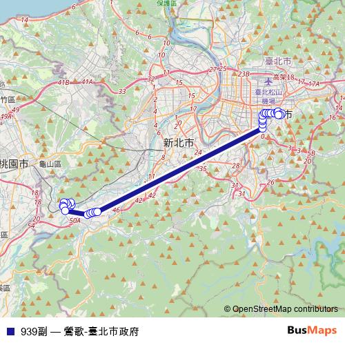 939副 bus Line Map