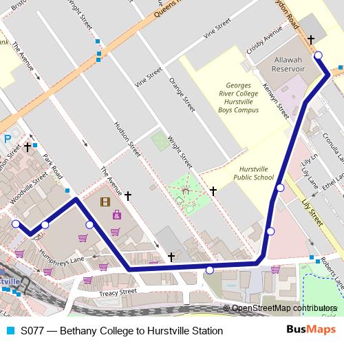 S077 bus Line Map