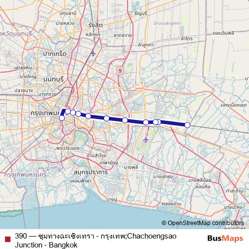 390 rail Line Map