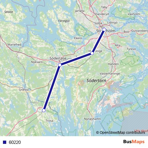 60220 bus Line Map