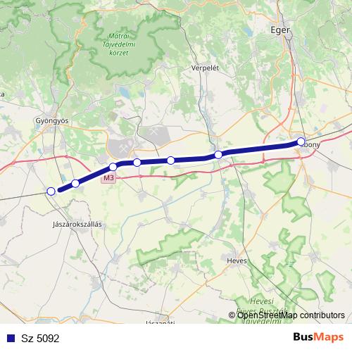 Sz 5092 rail Line Map