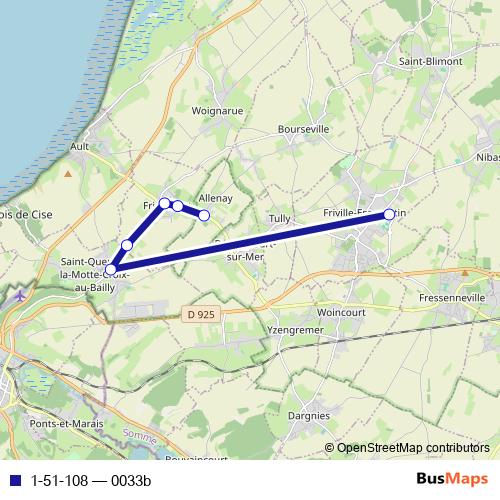 1-51-108 bus Line Map