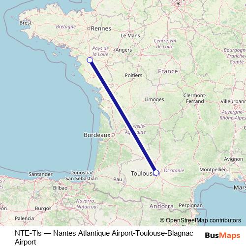 NTE-Tls bus Line Map