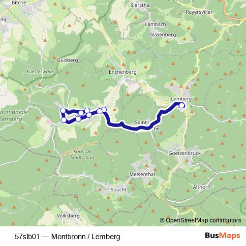 57slb01 bus Line Map