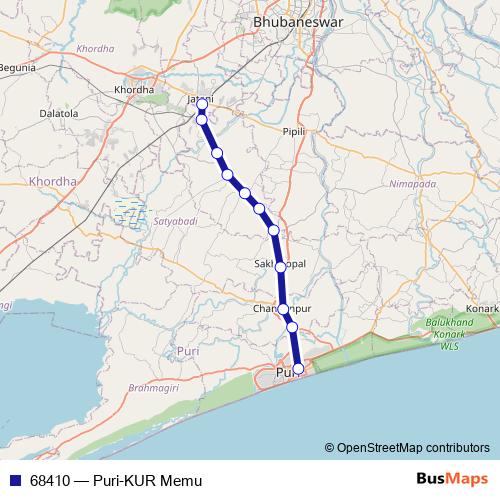 68410 rail Line Map