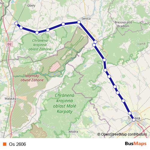 Os 2606 rail Line Map