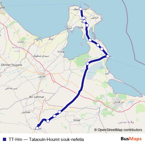 TT-Hm bus Line Map