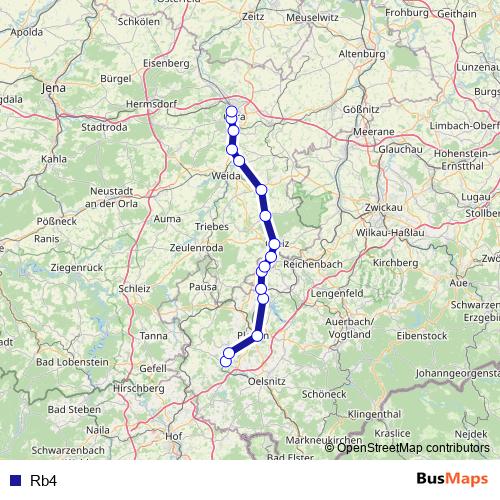 Rb4 rail Line Map