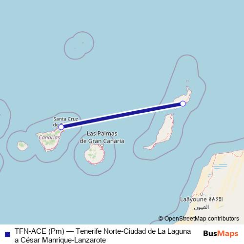 TFN-ACE (Pm) air Line Map