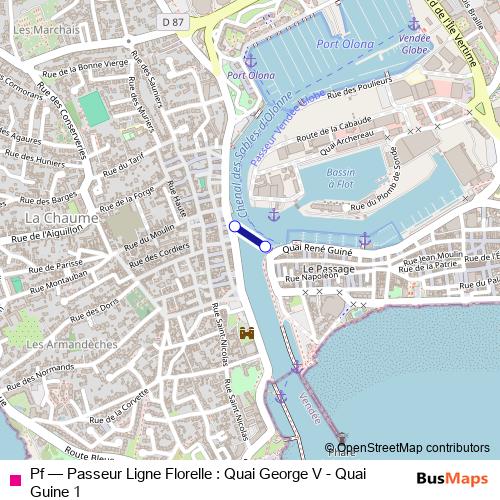 Pf ferry Line Map