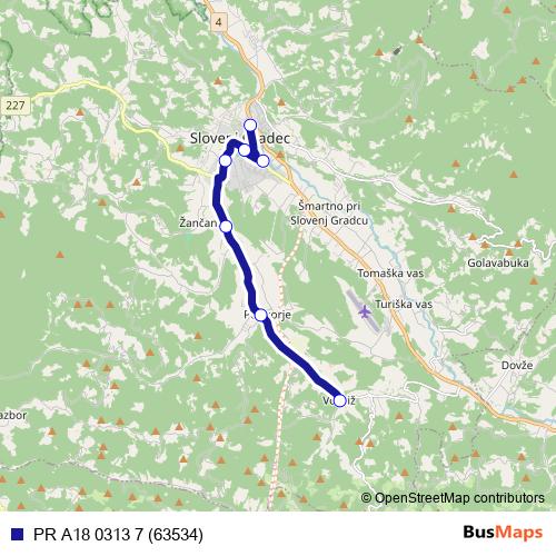 PR A18 0313 7 (63534) bus Line Map