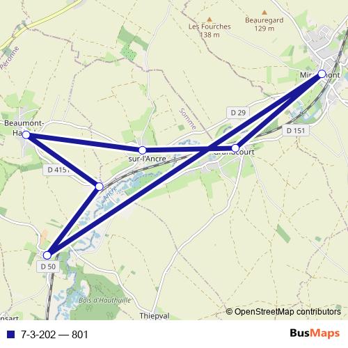 7-3-202 bus Line Map